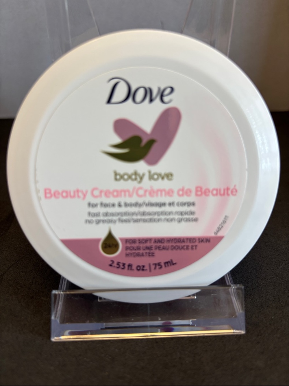 Dove Body Love Beauty Cream Face & Body 2.53 oz